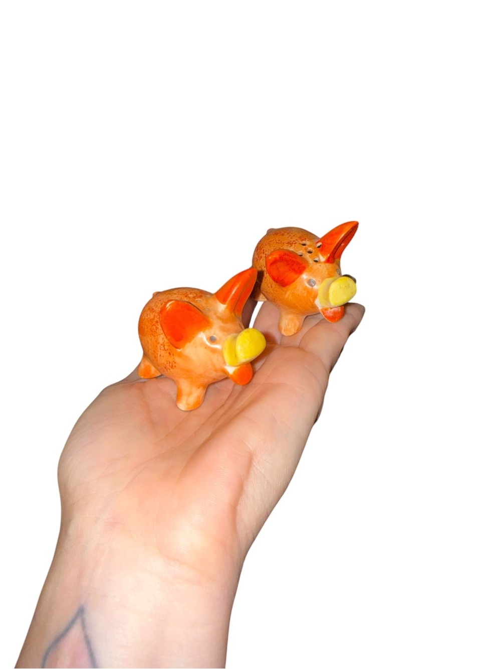 Vintage occupied Japan pig salt and pepper shakers